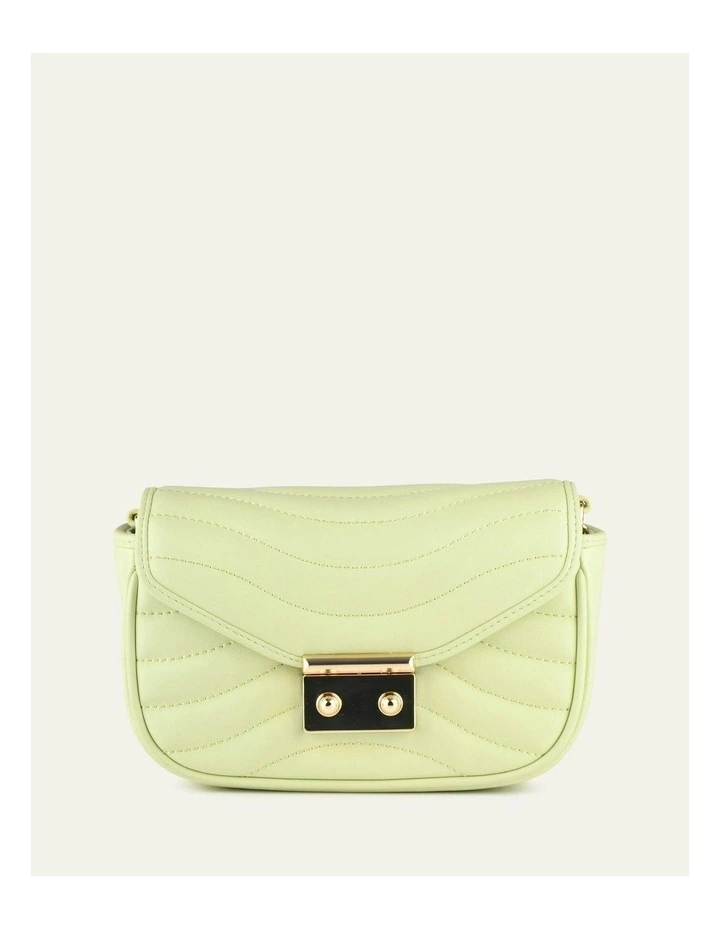 Maya Cross Body bag in Honeydew Green Leather image 1