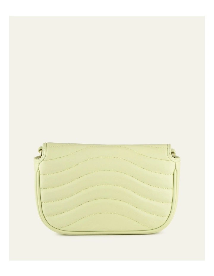 Maya Cross Body bag in Honeydew Green Leather image 5