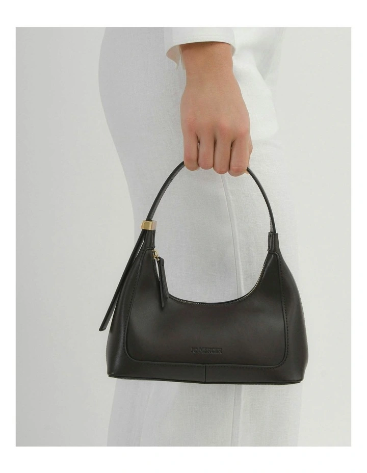 Isabel Shoulder Bag in Espresso Leather image 2