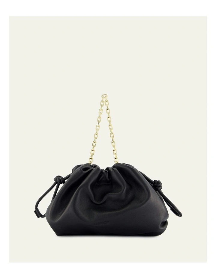 Pippa Crossbody Bag in Black Leather image 1