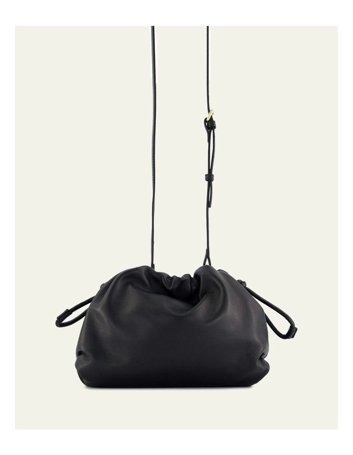 Pippa Crossbody Bag in Black Leather image 5