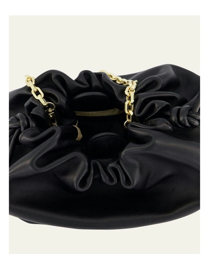 Pippa Crossbody Bag in Black Leather image 7