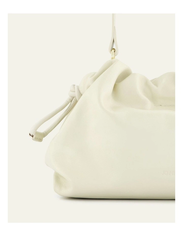 Pippa Crossbody Bag in Off White Leather image 3