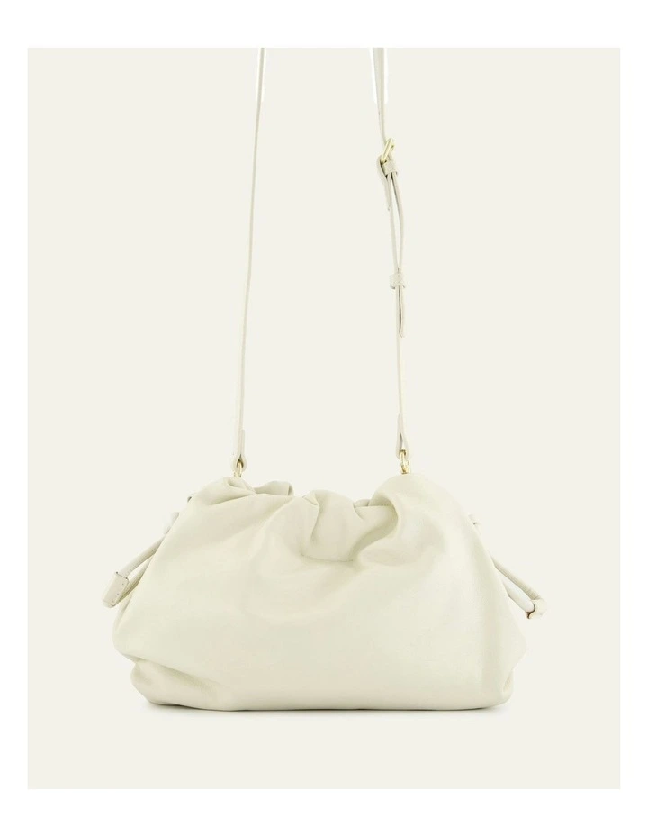 Pippa Crossbody Bag in Off White Leather image 6