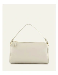 Sylvie Crossbody Bag in Off White Leather