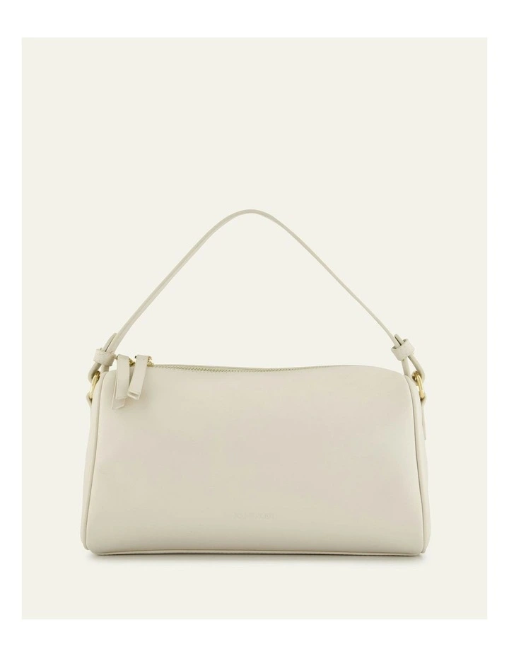 Sylvie Crossbody Bag in Off White Leather image 1