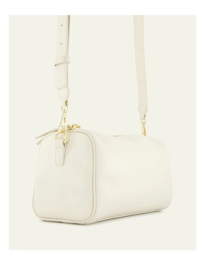Sylvie Crossbody Bag in Off White Leather image 5