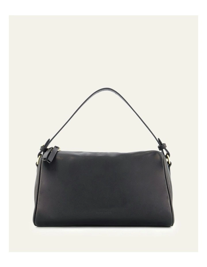 Sylvie Crossbody Bag in Black Leather image 1
