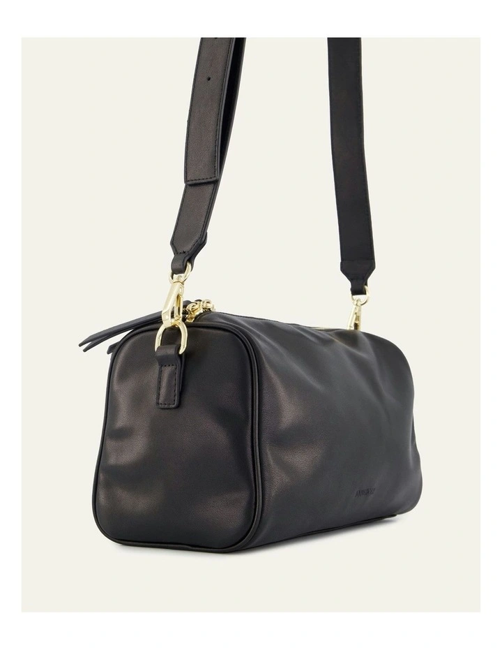 Sylvie Crossbody Bag in Black Leather image 5