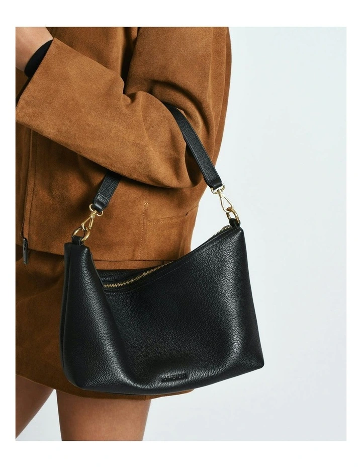 Matisse Crossbody Bag in Black Leather image 2