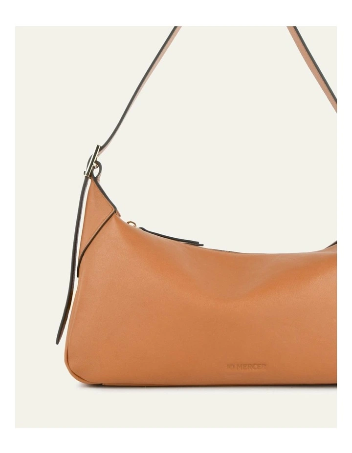 Florence Shoulder Bag in True Tan Leather image 3