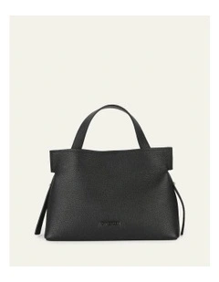 Mishi Crossbody Bag in Black Leather