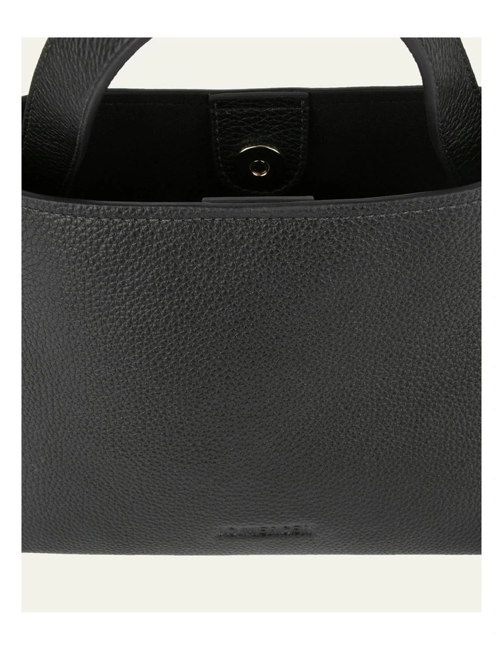 Mishi Crossbody Bag in Black Leather image 6