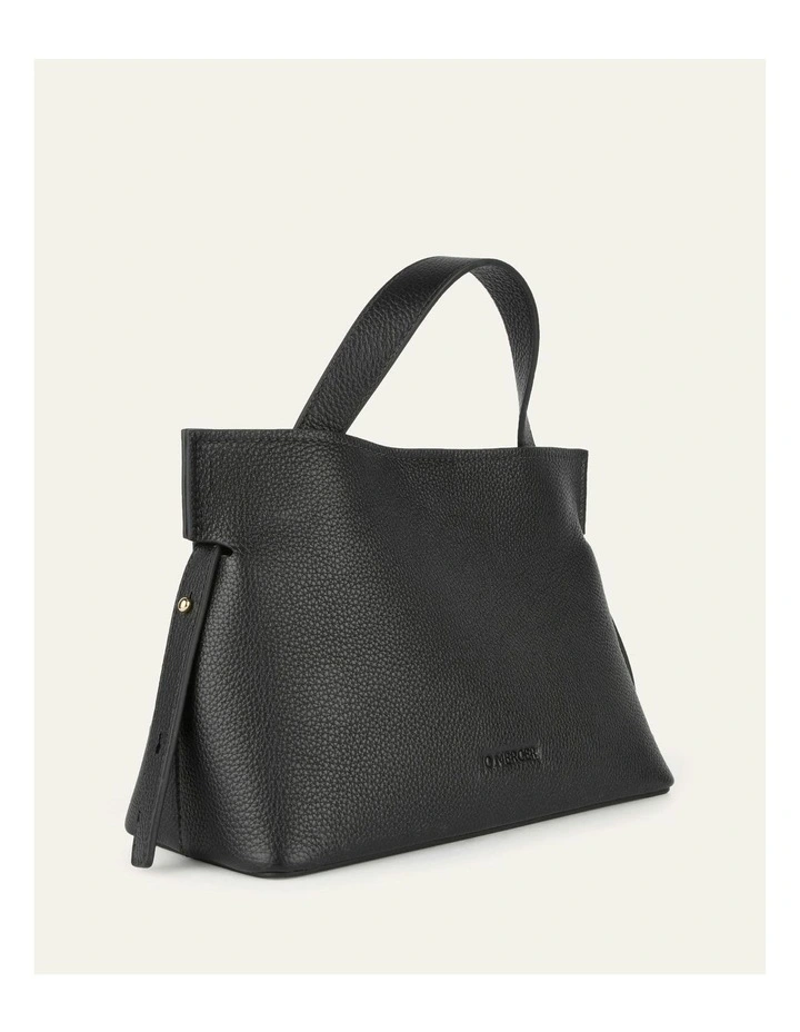 Mishi Crossbody Bag in Black Leather image 7