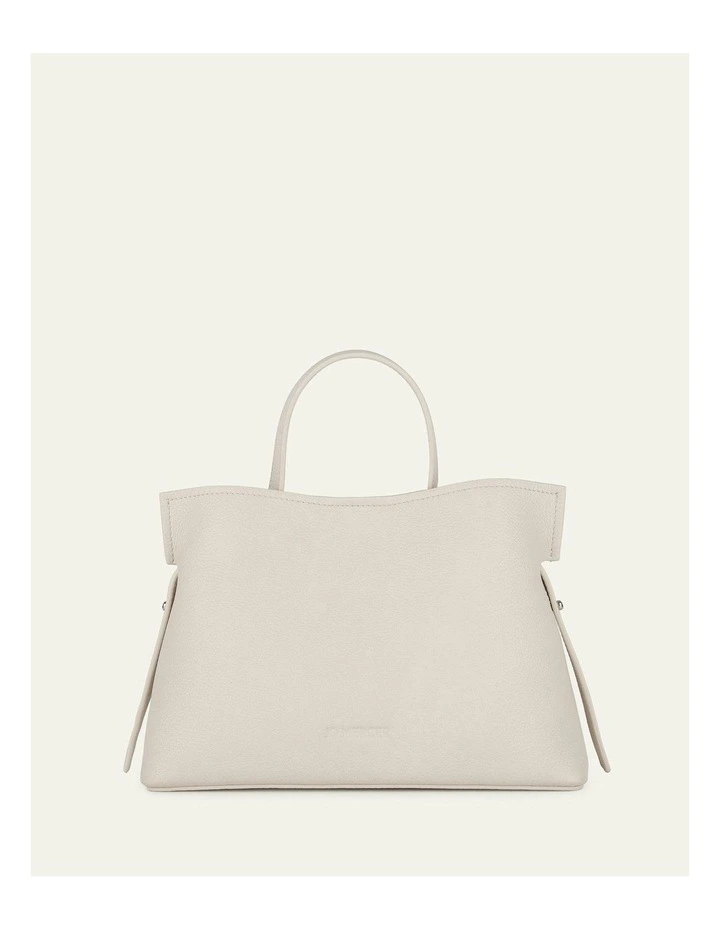 Mishi Crossbody Bag in Off White Leather image 1