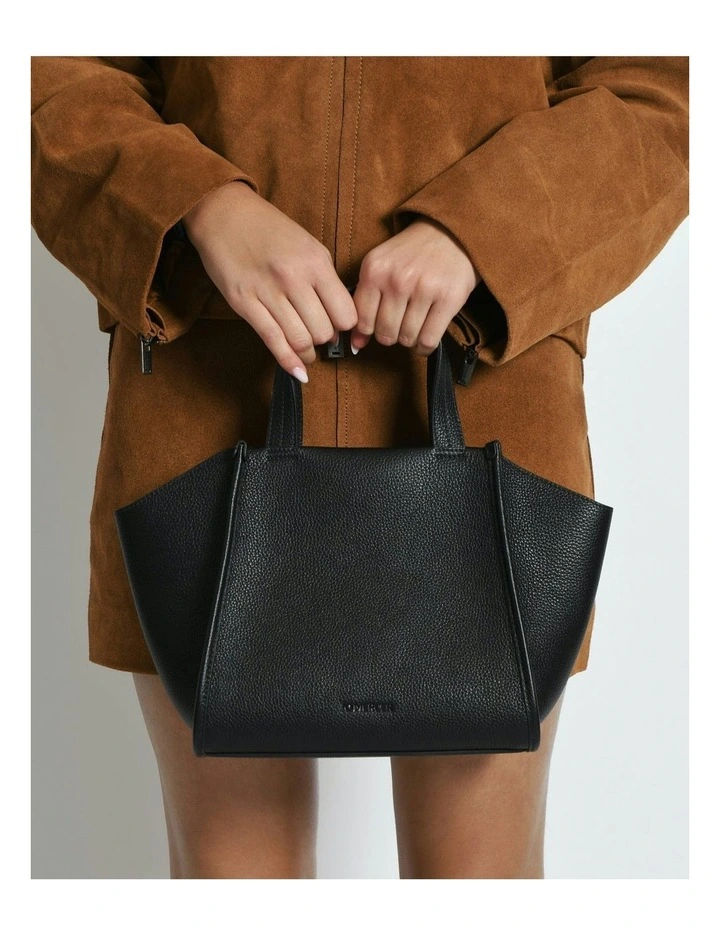 Joyce Crossbody Bag in Black Leather image 7