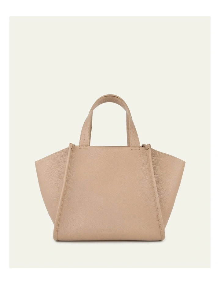 Joyce Crossbody Bag in Taupe Leather image 1