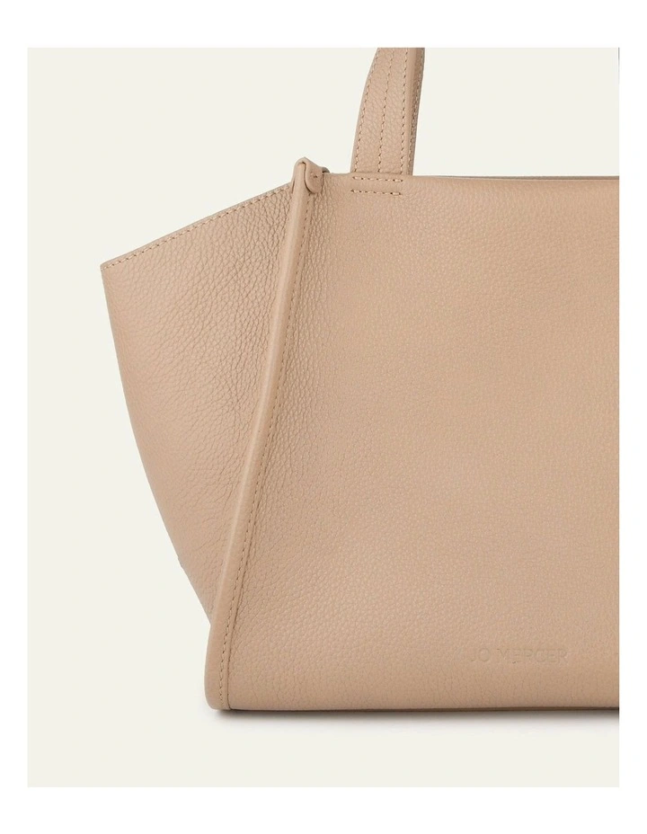 Joyce Crossbody Bag in Taupe Leather image 4