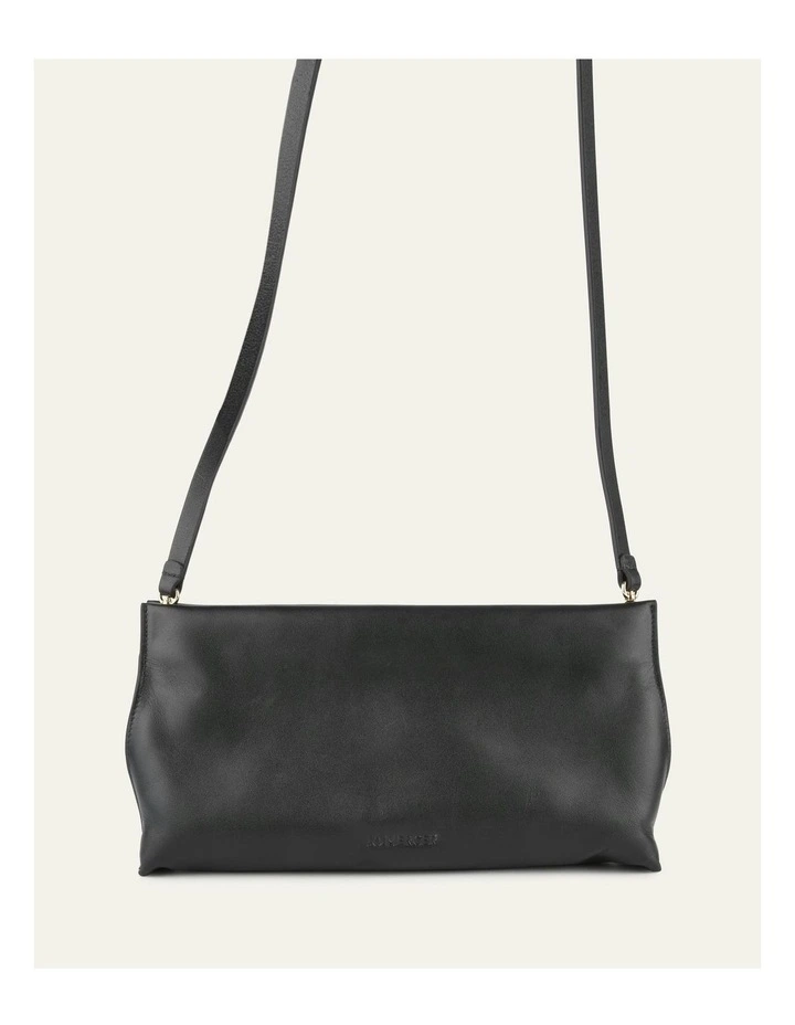 Bonnie Clutch Bag in Black Leather image 5