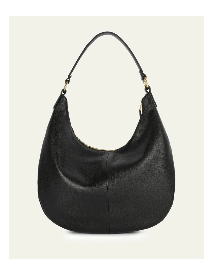 Margo Shoulder Bag in Black Leather image 4