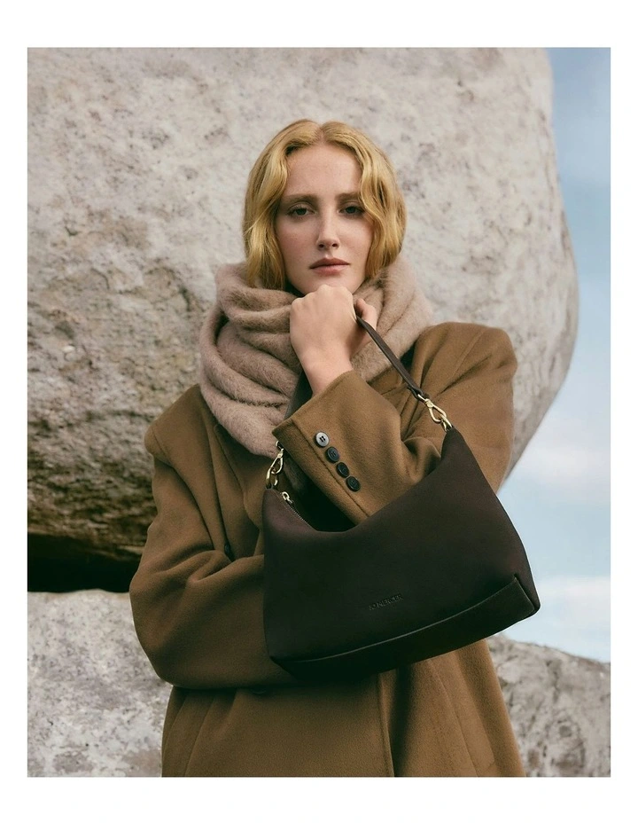 Matisse Crossbody Bag in Bitter Choc Suede image 2