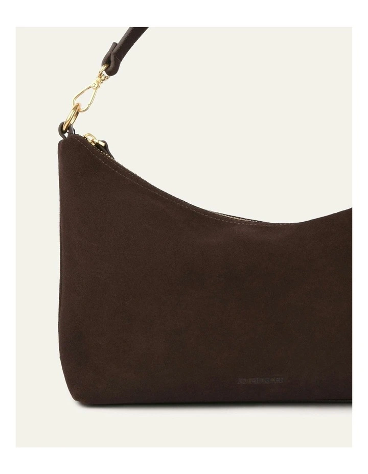 Matisse Crossbody Bag in Bitter Choc Suede image 3