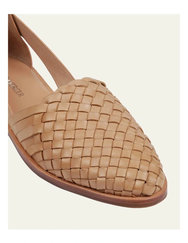 Wisdom Casual Leather Flats in Tan image 4