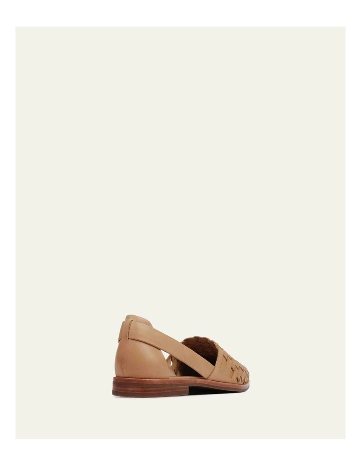 Wisdom Casual Leather Flats in Tan image 6