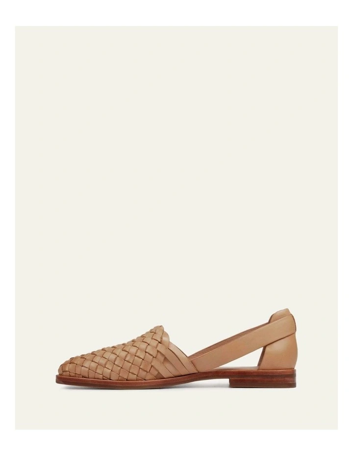 Wisdom Casual Leather Flats in Tan image 7