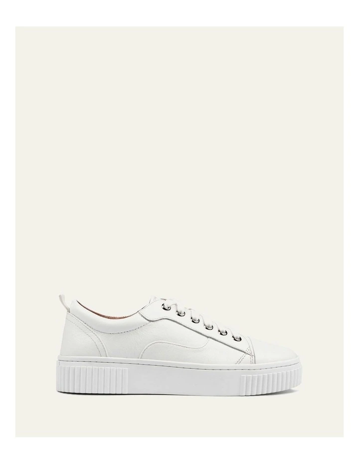 Claremont Leather Sneakers in White image 1