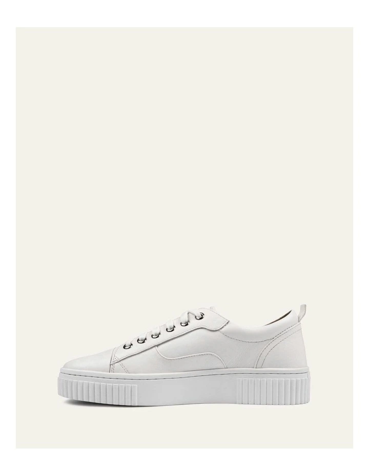 Claremont Leather Sneakers in White image 6