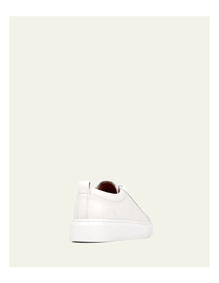 Hilda Leather Sneakers in White image 5