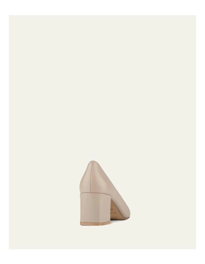 Carrington Low Leather Heels in Taupe image 5