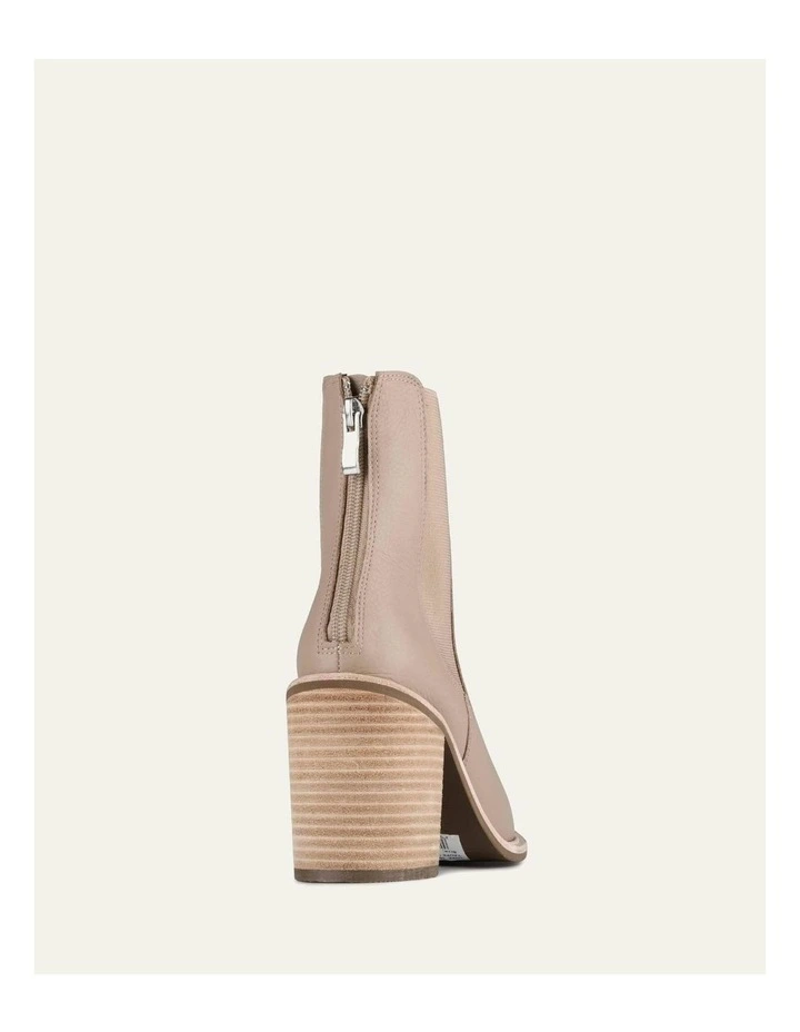 Luxe High Ankle Leather Boots in Taupe image 5