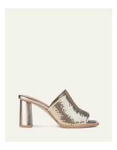 Cupid High Heel Sandals in Gold