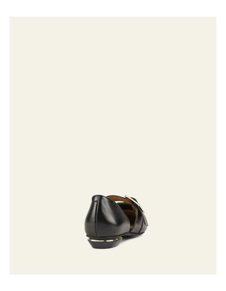 Carla Dress Flats Leather in Black image 5