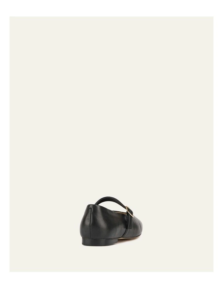 Leather April Casual Flats in Black image 5