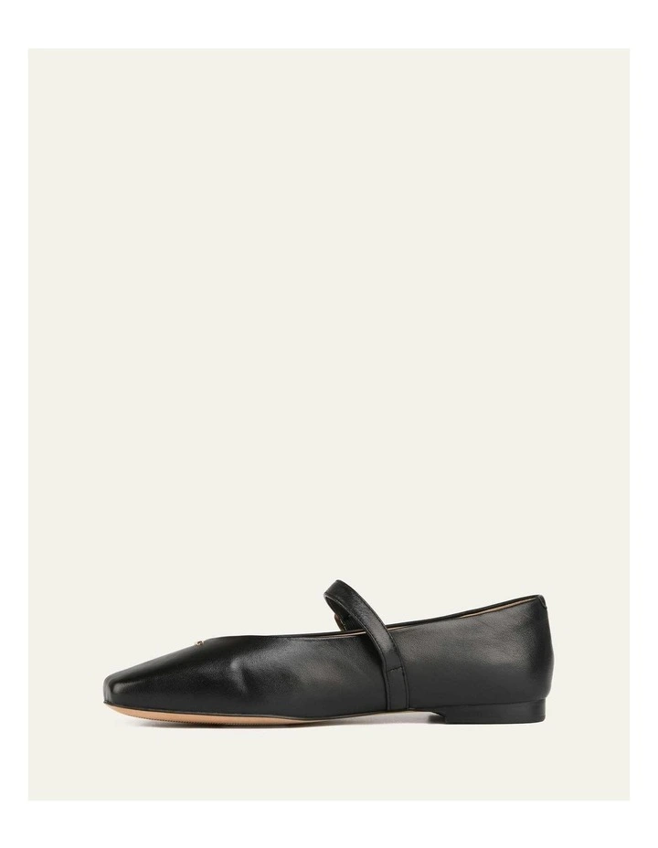 Leather April Casual Flats in Black image 6