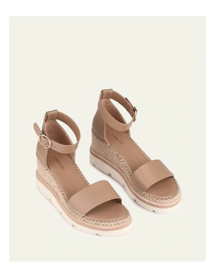 Kelly Mid Heel Wedges in Tan image 3