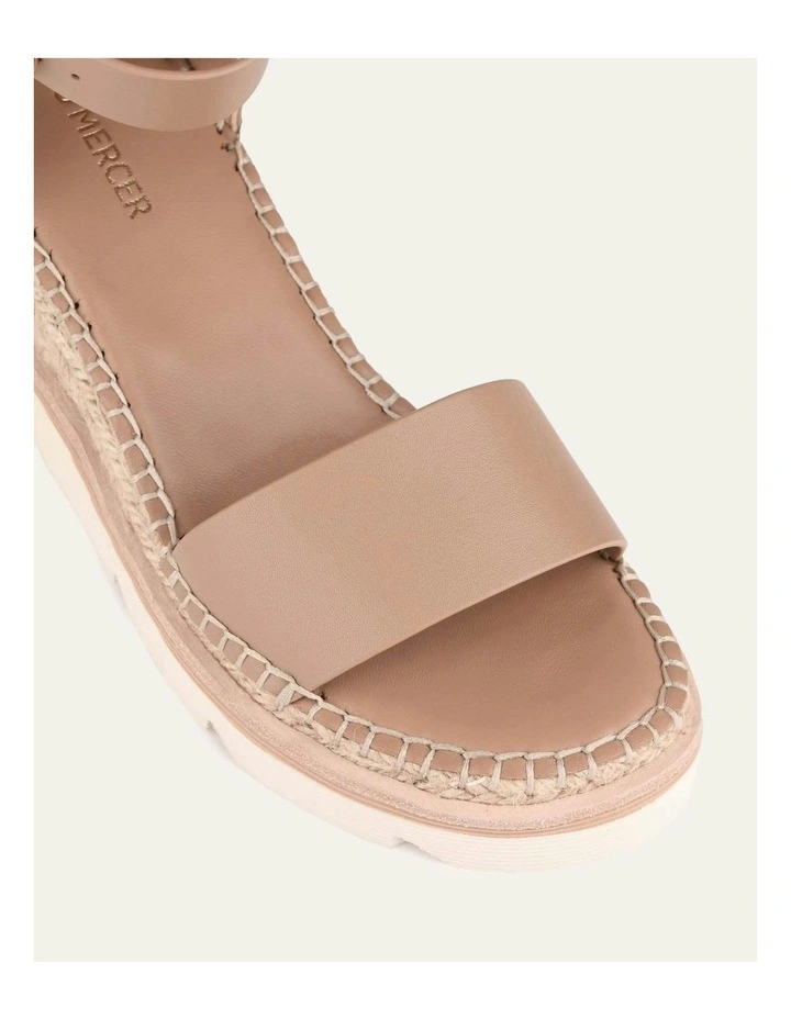 Kelly Mid Heel Wedges in Tan image 4