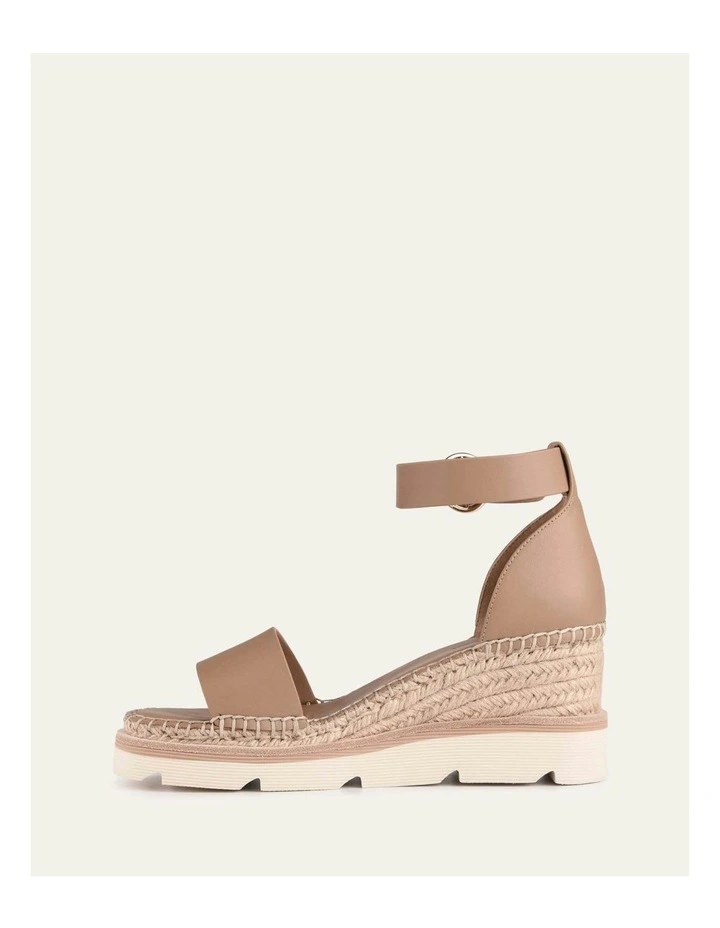 Kelly Mid Heel Wedges in Tan image 6
