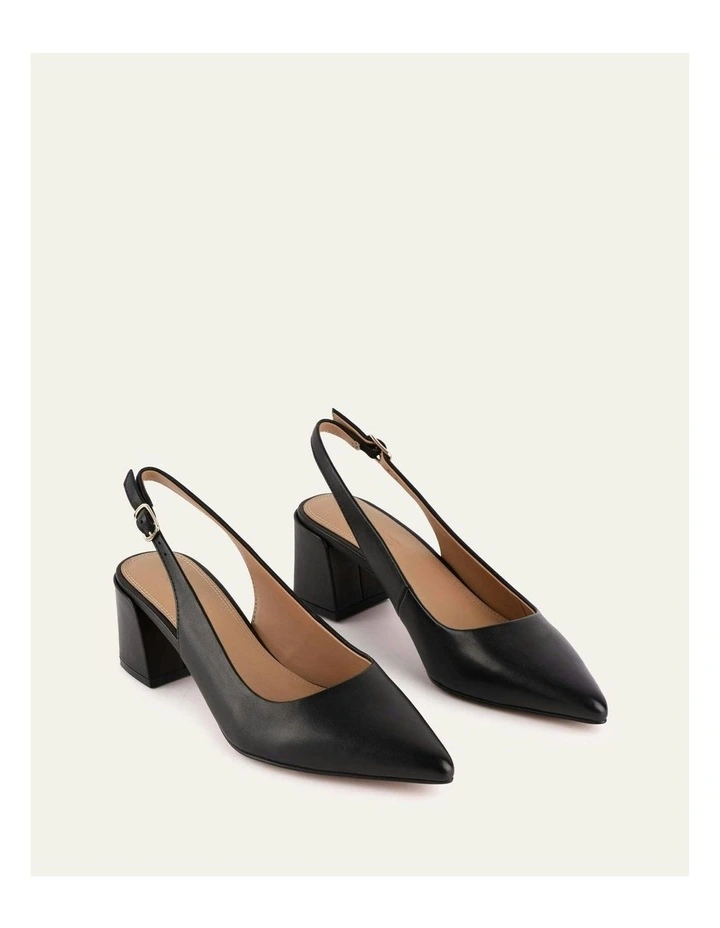 Cara Low Heels in Black image 4