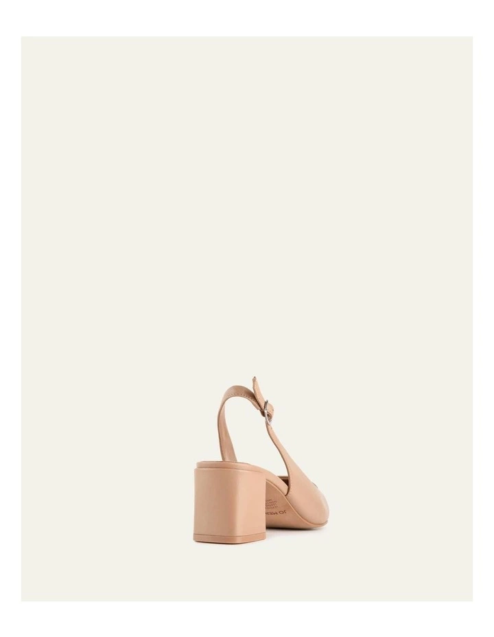 Cara Low Heels in Tan image 5