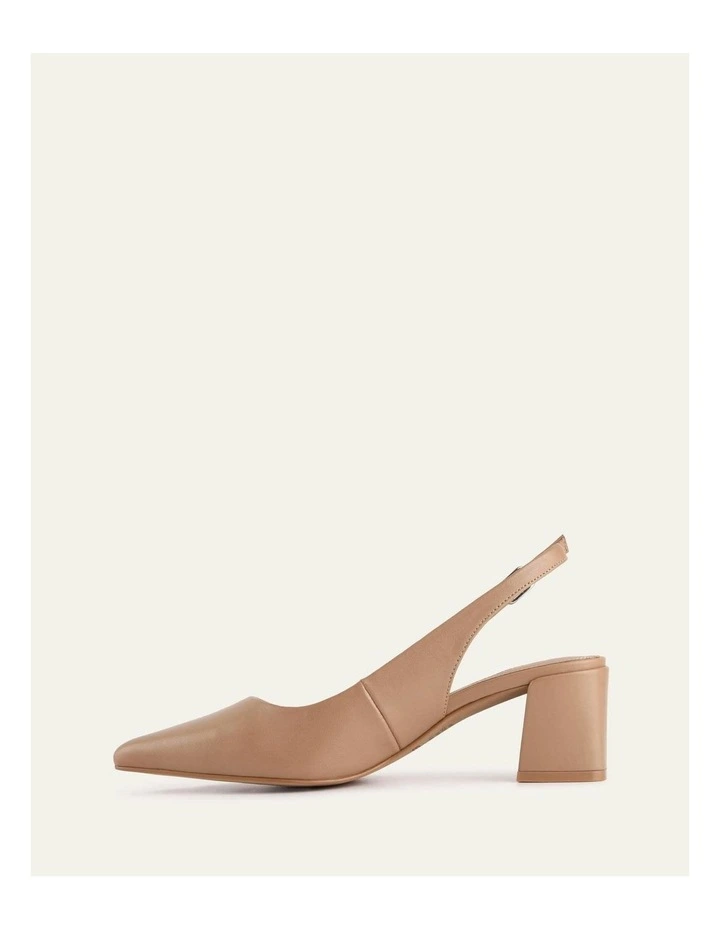 Cara Low Heels in Tan image 6