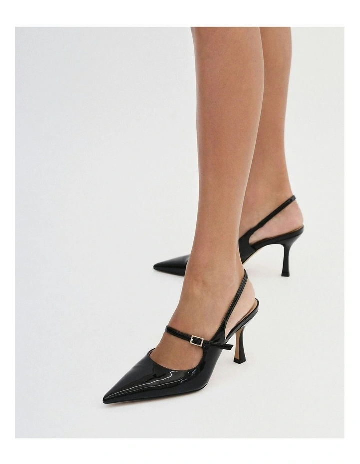 Archer High Heels Patent in Black image 3