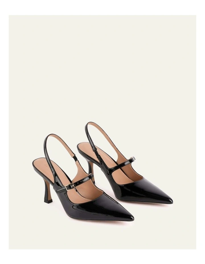 Archer High Heels Patent in Black image 4