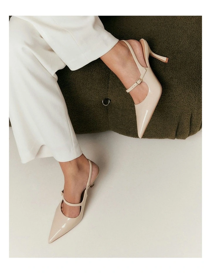 Archer High Heels Patent in Sand image 2