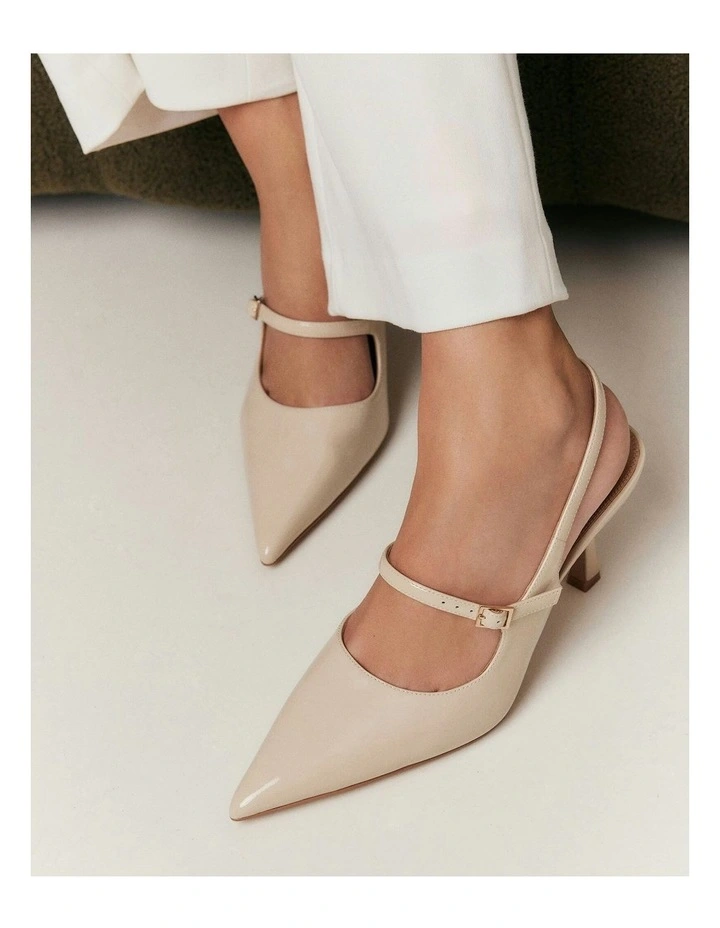 Archer High Heels Patent in Sand image 7