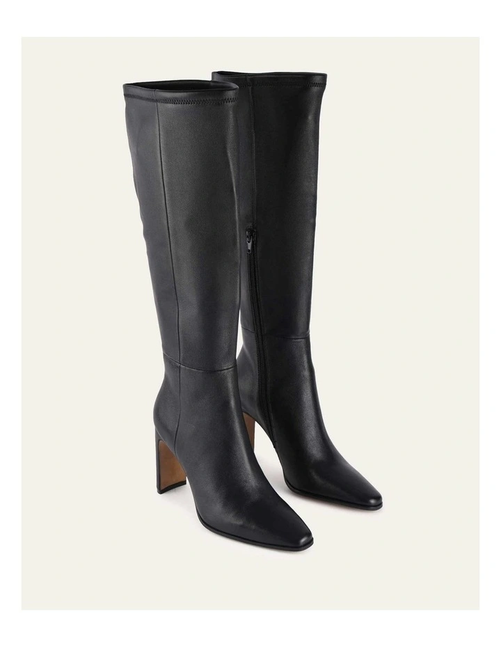 Jolene Knee Boots in Black image 3
