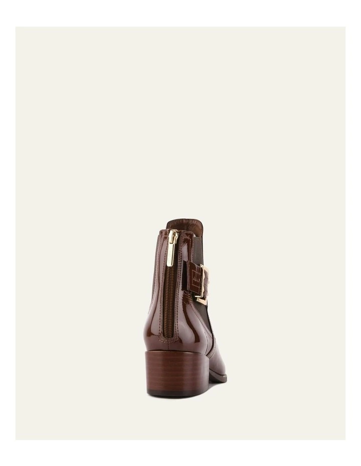 River Flat Ankle Boots in Dark Chocolate image 5